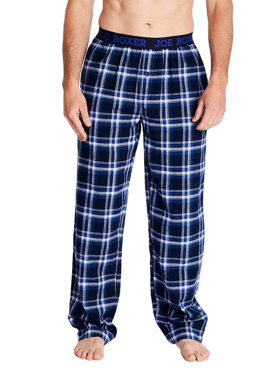 Men's Covered Waistband Flannel Pants Joe Boxer Canada