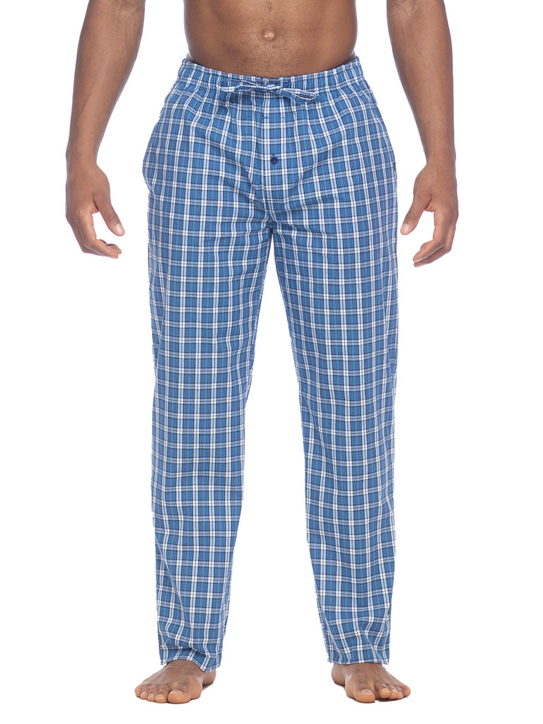 Pajama Pants for Men - 3 Pack Pajama Bottoms - Cotton Blend Flannel Plaid  Lounge Pants, Comfortable PJ Pants