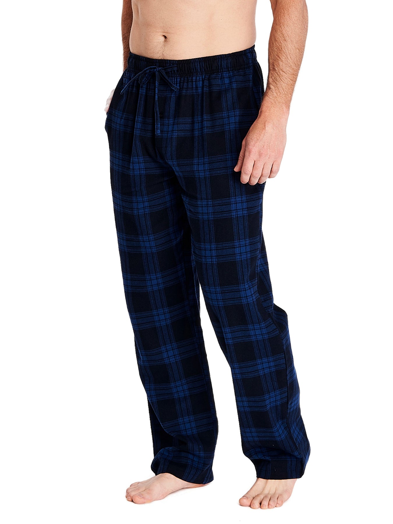 Mens FleeceLined Flannel Lounge Pants  Sleepwear at LLBean