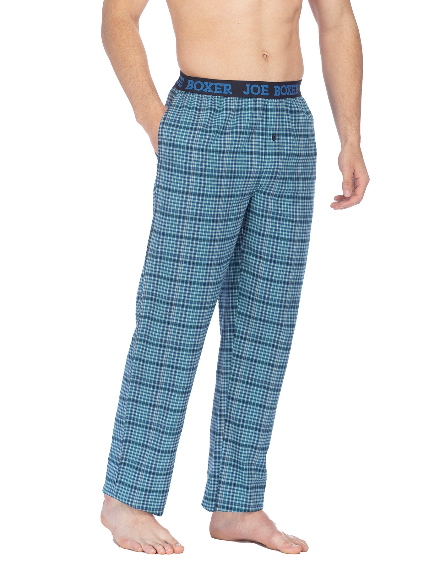 Men's Covered Waistband Flannel Pants | Joe Boxer Canada