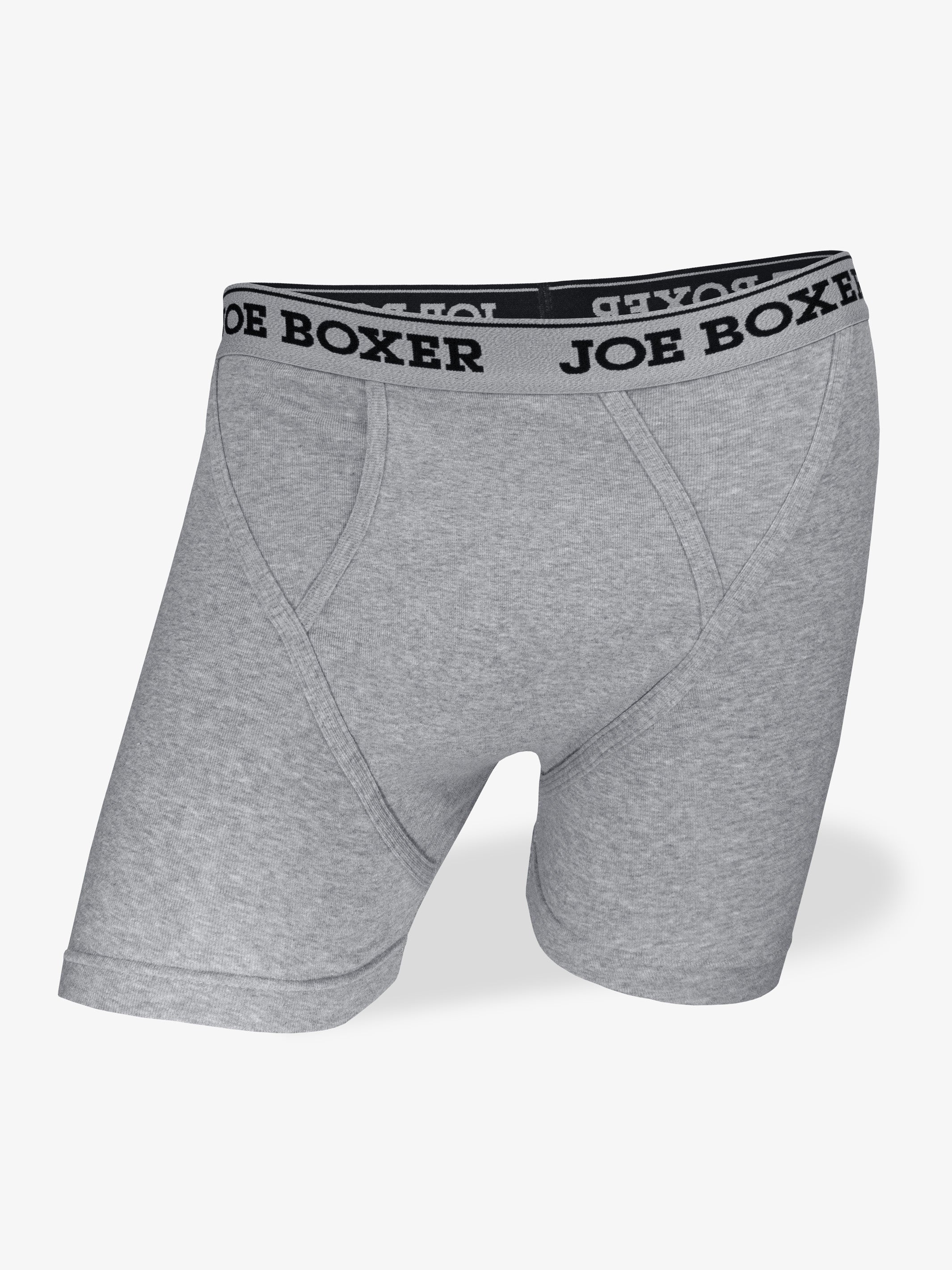 Joe Boxer Men's Boxer Briefs 4-pack, Black, XXL, 100% Cotton