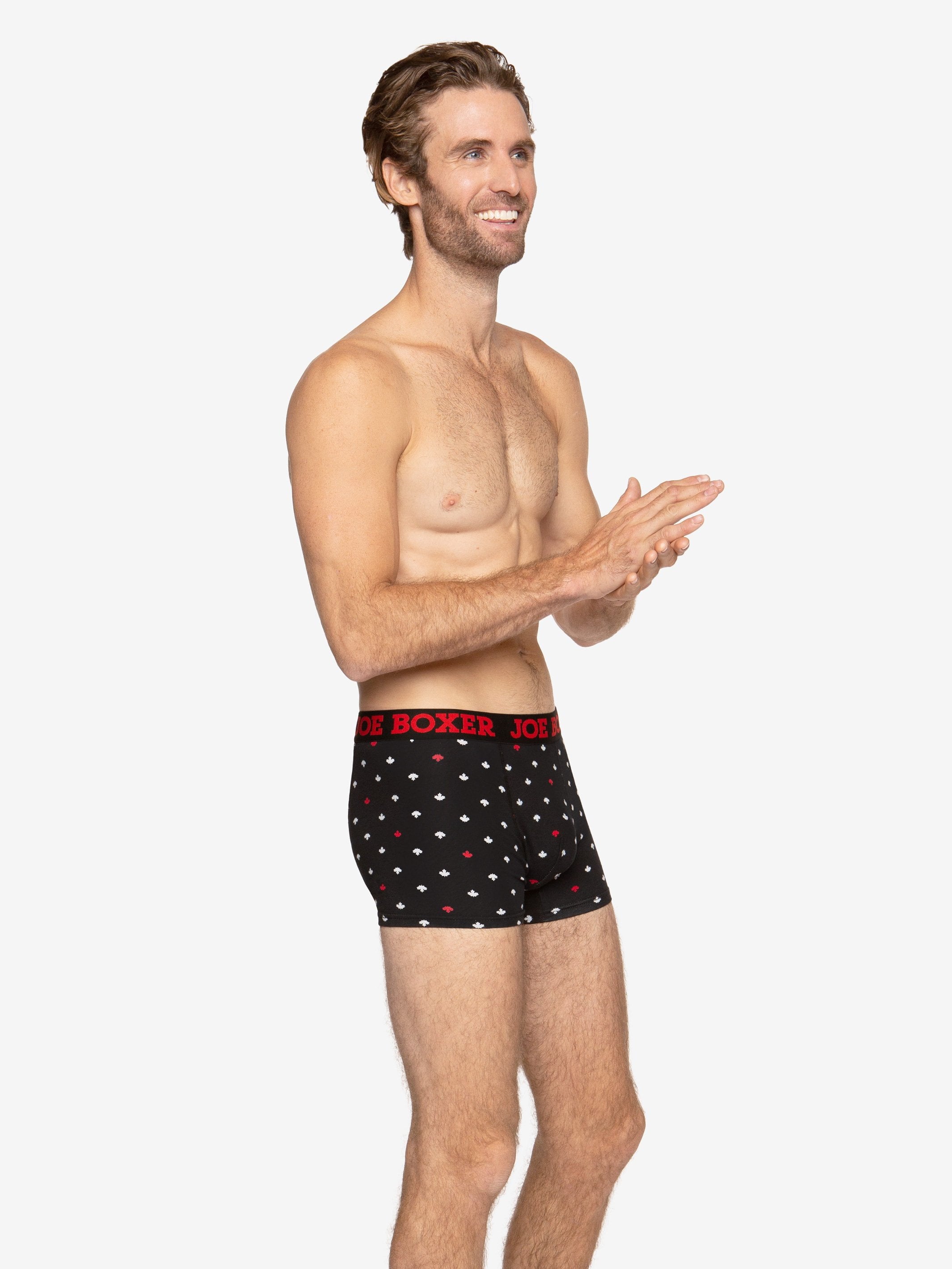 MEN’S BOXER BRIEFS | 2-PACK TRULY CANADIAN/BLACK&RED